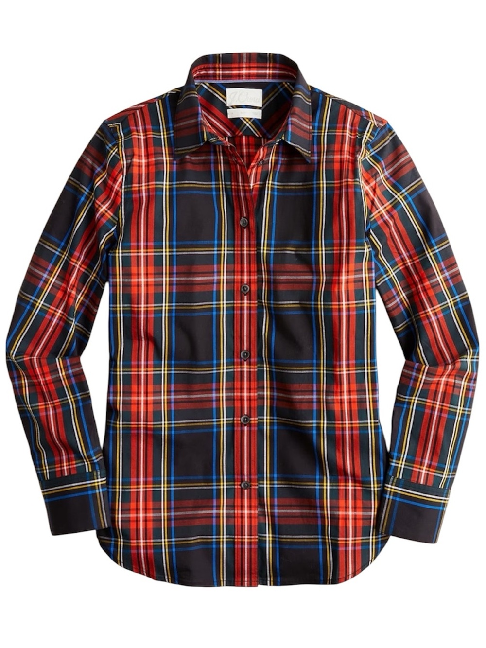J Crew Slim-fit stretch cotton poplin shirt in Stewart tartan 8